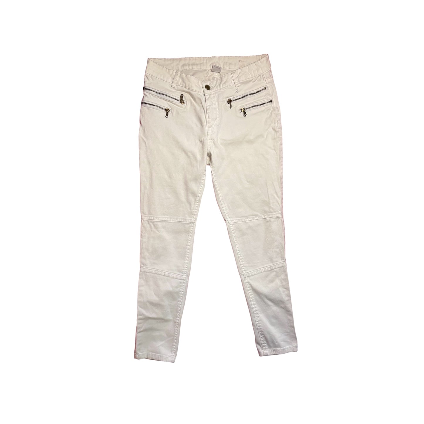 SWS low rise zipper detailed jeans