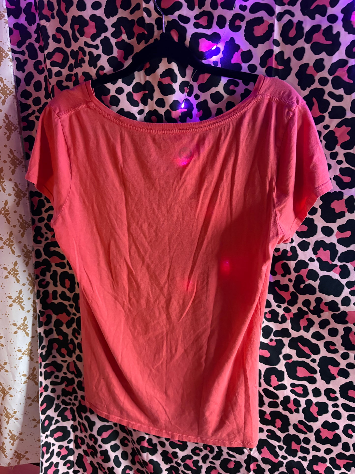 Roxy tropical beach girl coral Tee