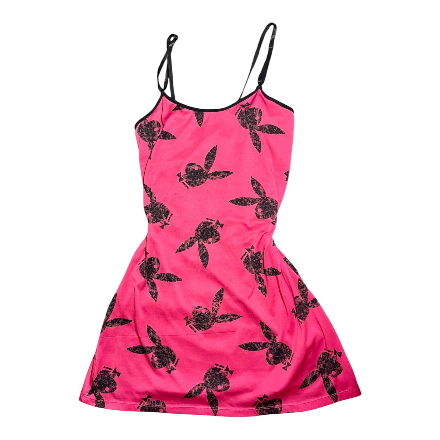 Playboy Vintage Hot Pink Slip Dress