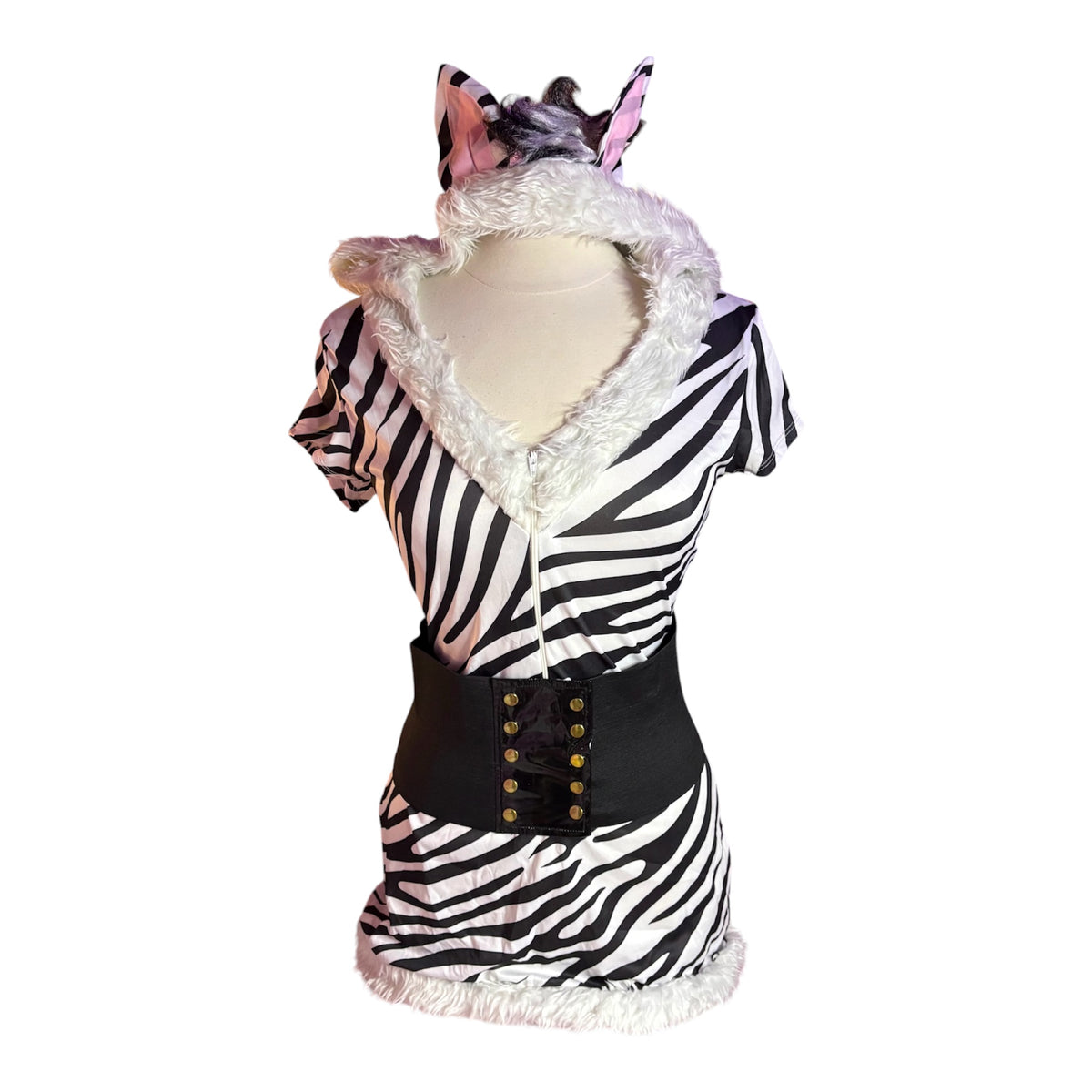 Spirit Halloween Zebra Costume Set
