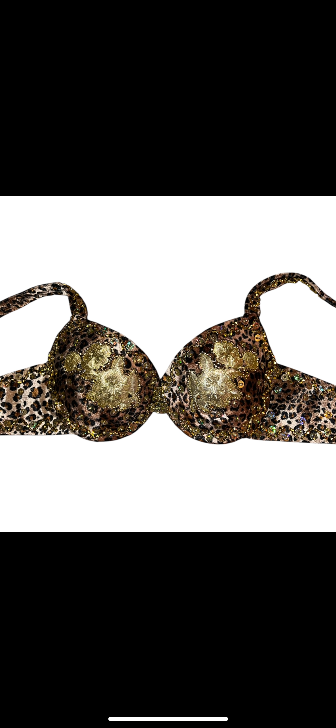 Leopard Print Costume Bra