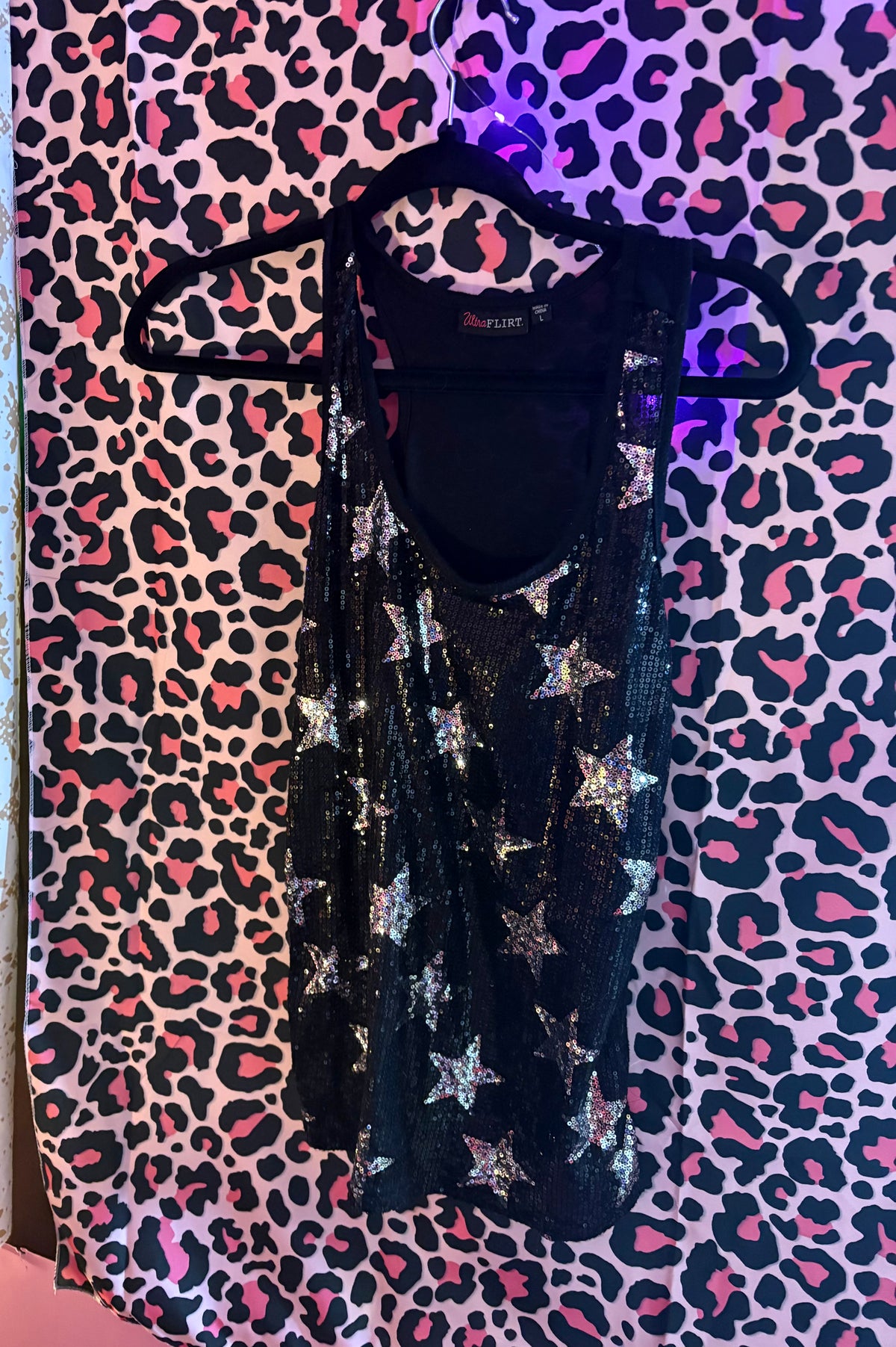 Sequinned Tank-UltraFLIRT