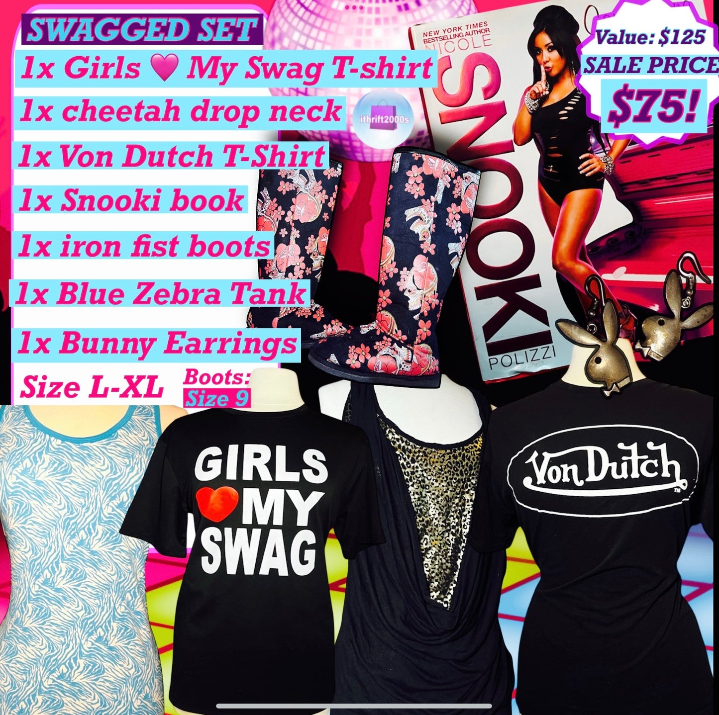 SWAGGED SET GIFT BOX