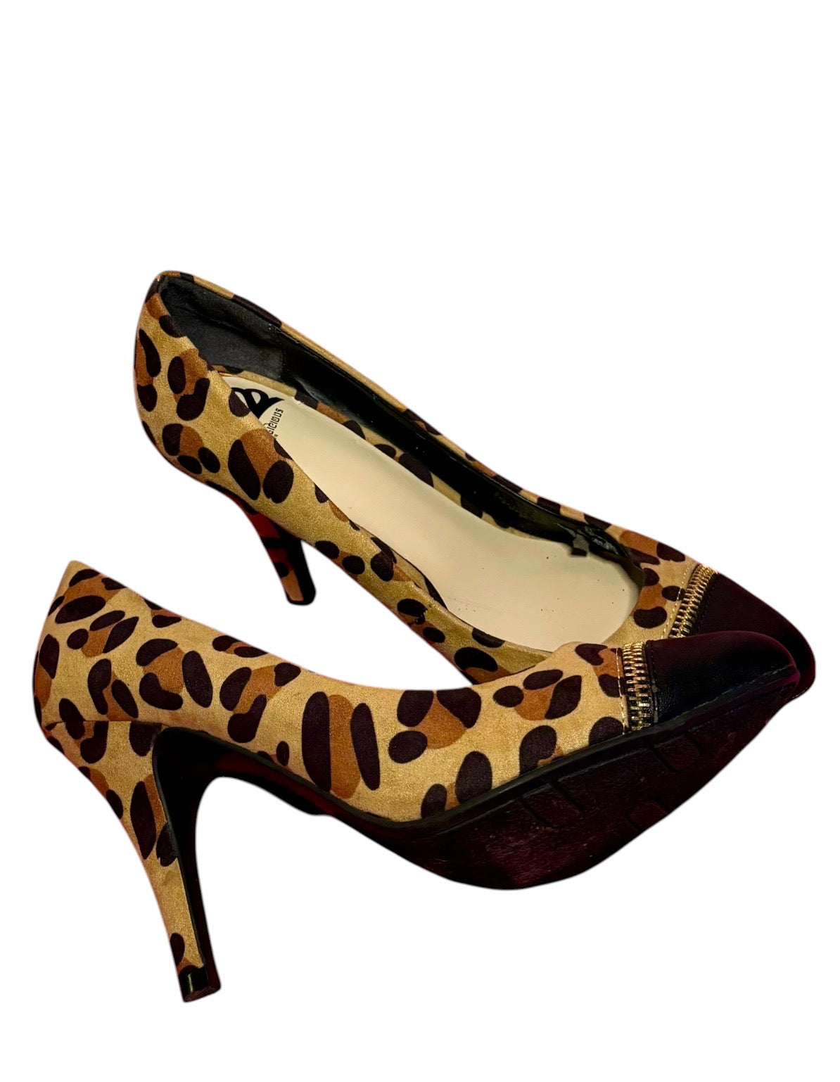 Fergalicious Leopard Print Heels