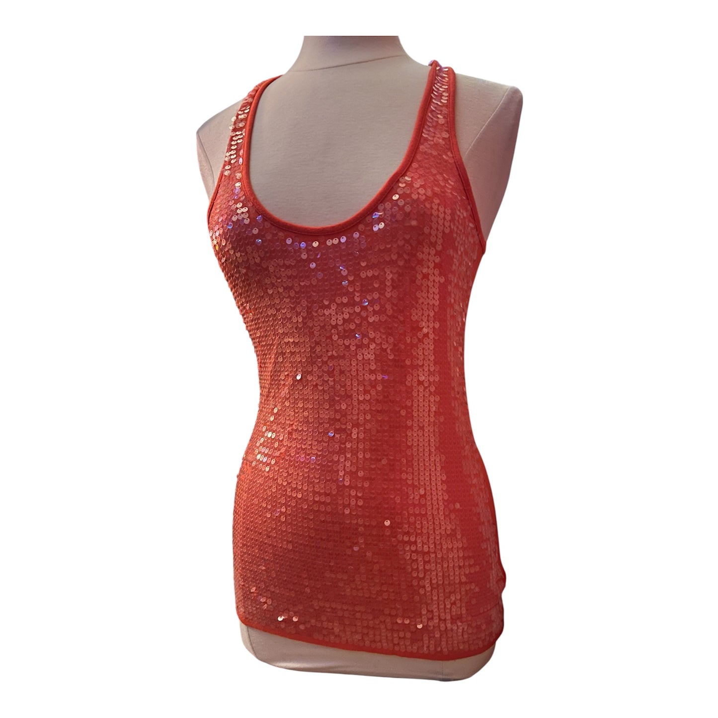 Sequinned Tank Top