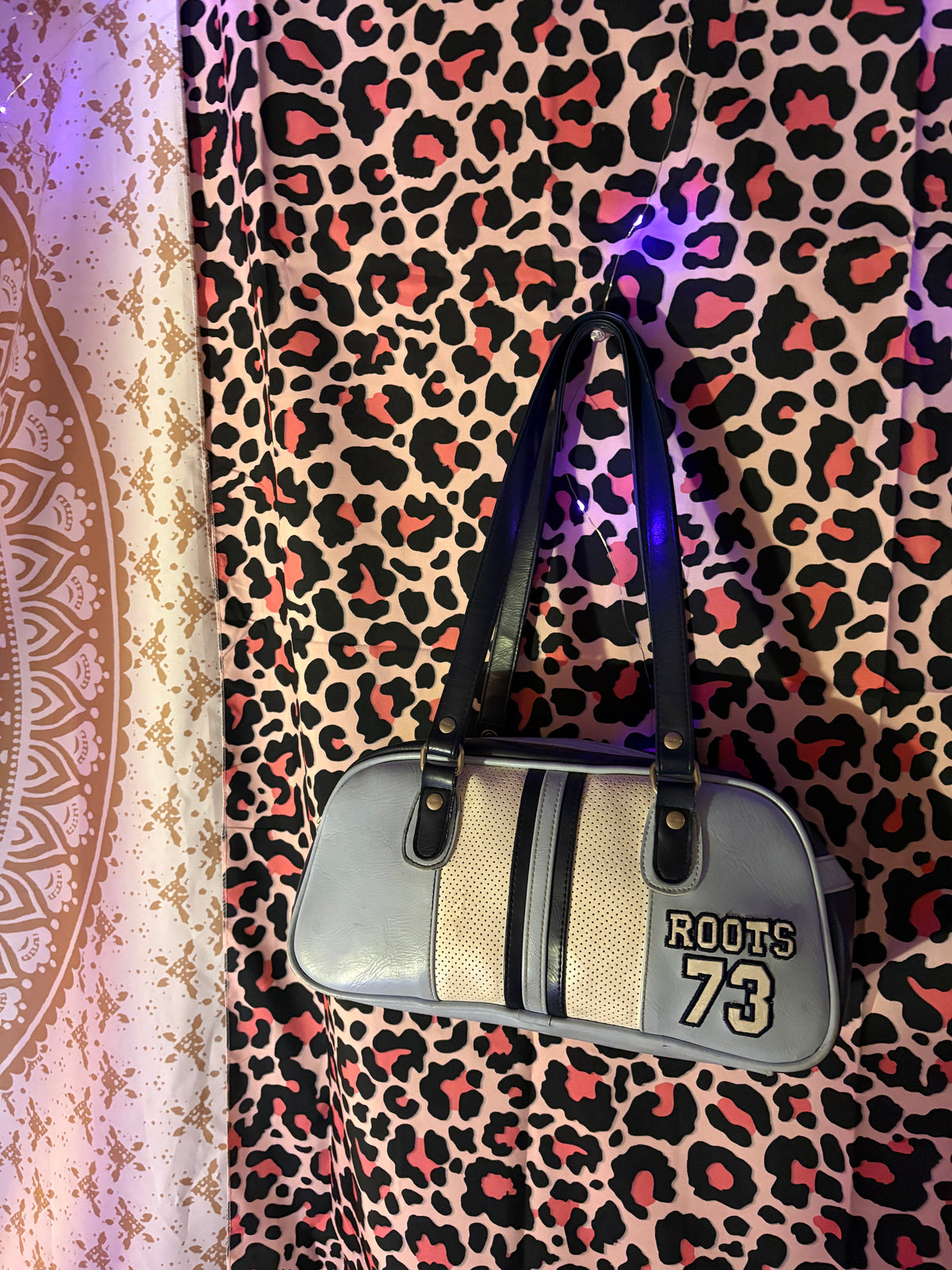 Baby Blue Roots Sporty Bag