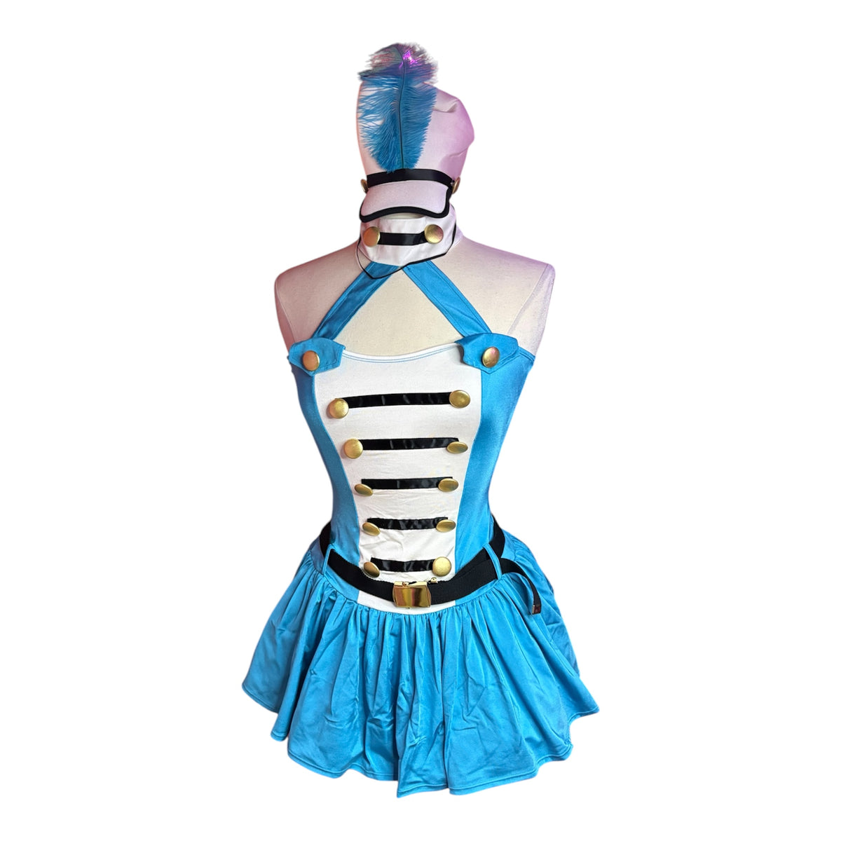 DEADSTOCK-NWT FOREPLAY Marching Band Authentic Y2K Halloween Costume