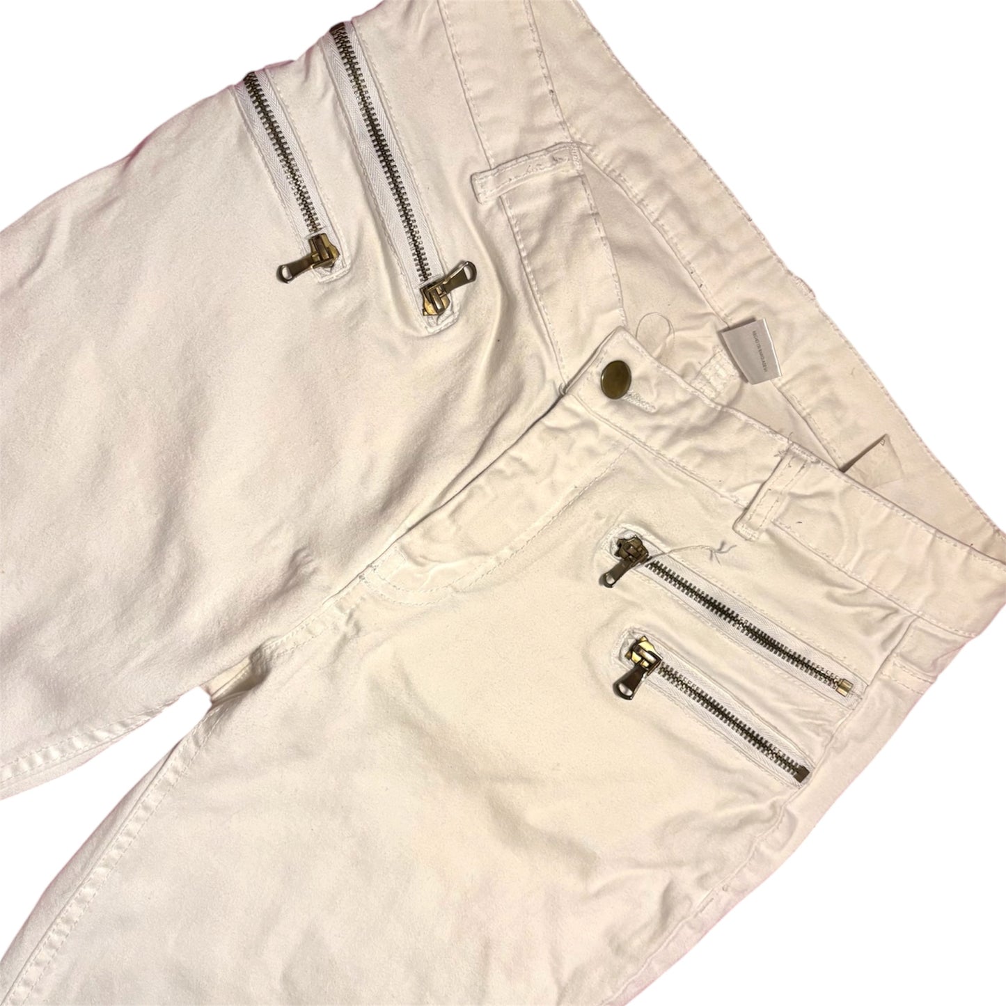 SWS low rise zipper detailed jeans