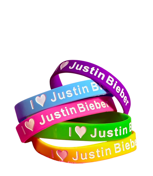 Justin Bieber Rubber Bracelet