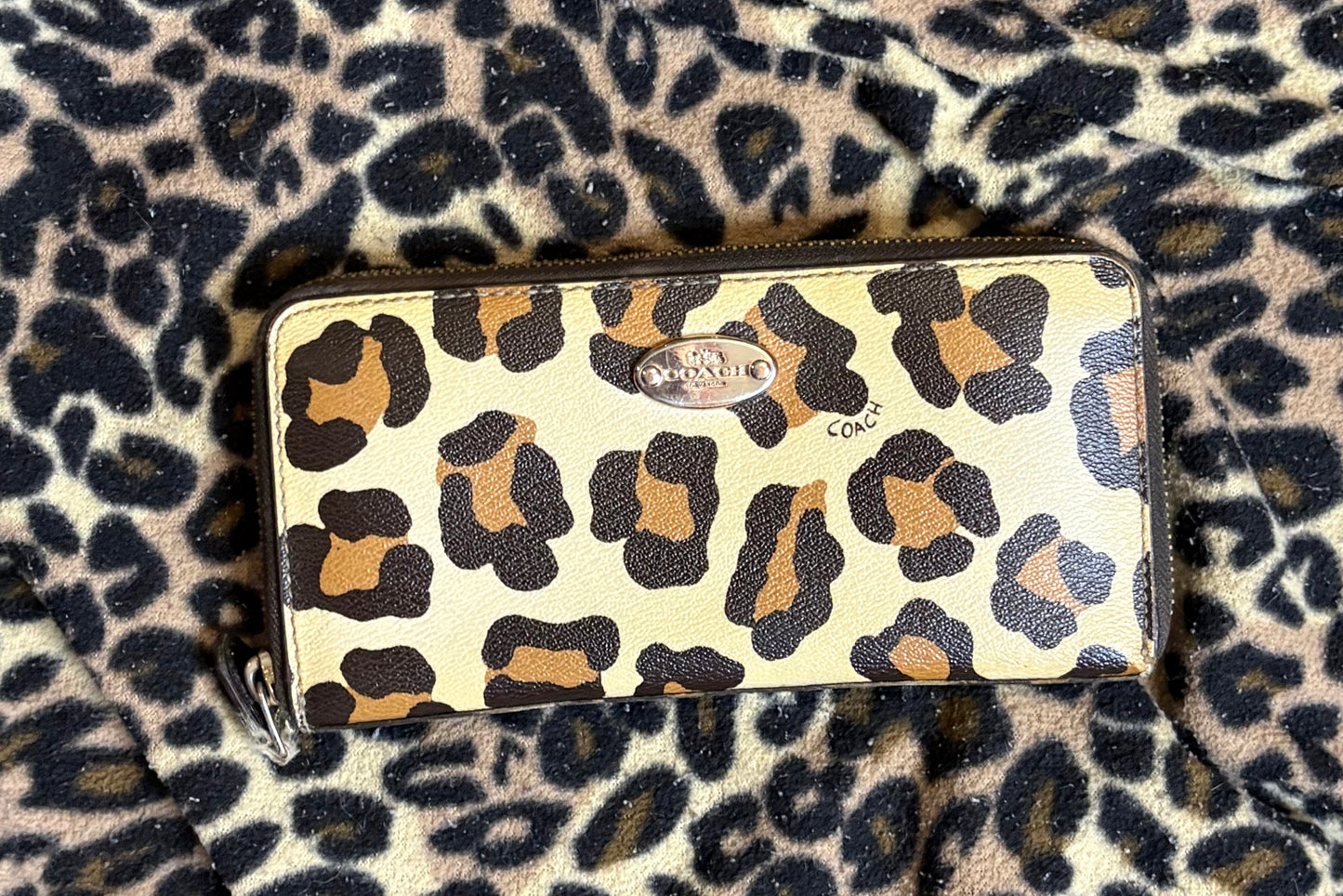 COACH Leopard Print wallet