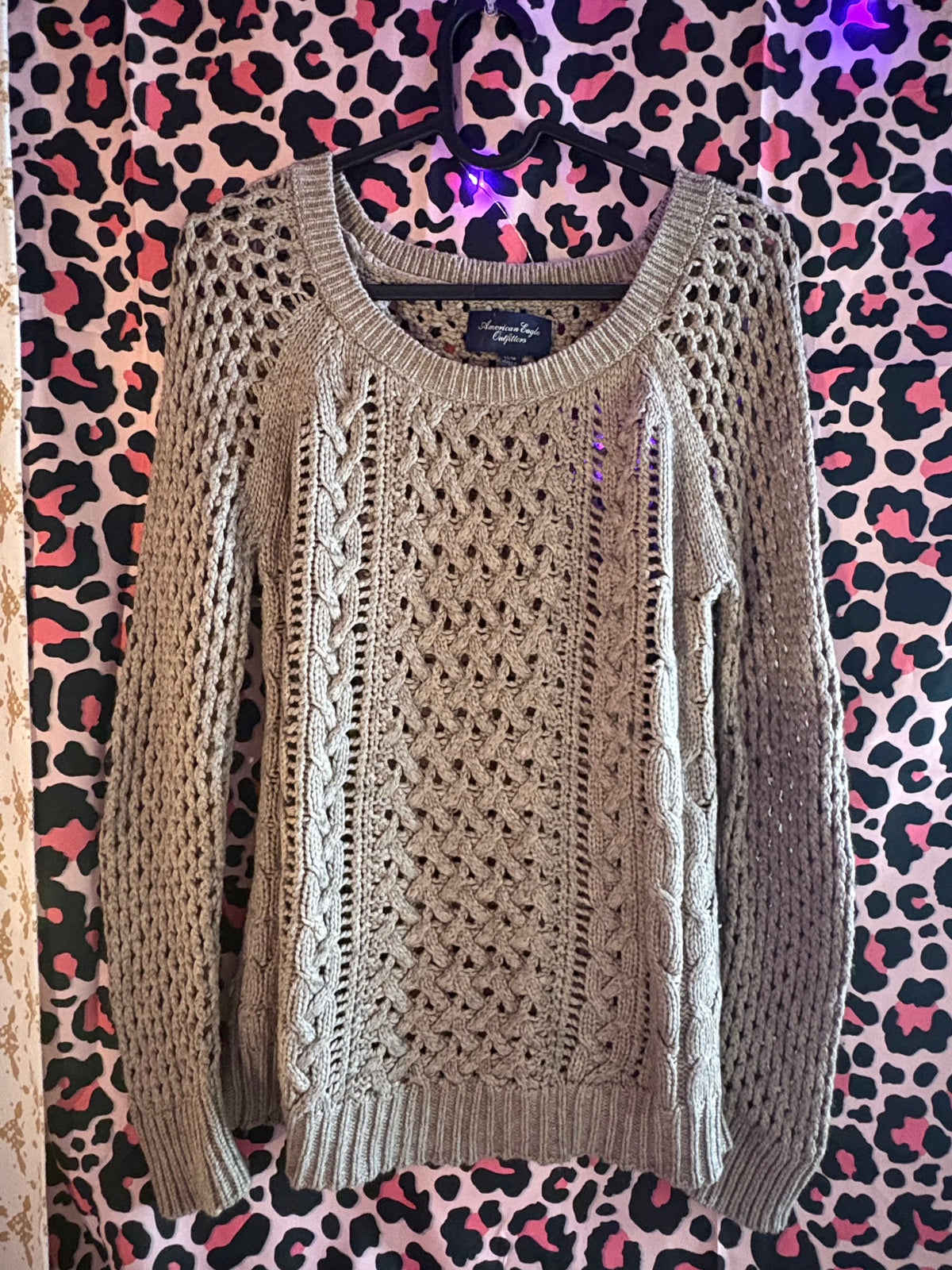 American Eagle cable Knit Sweater