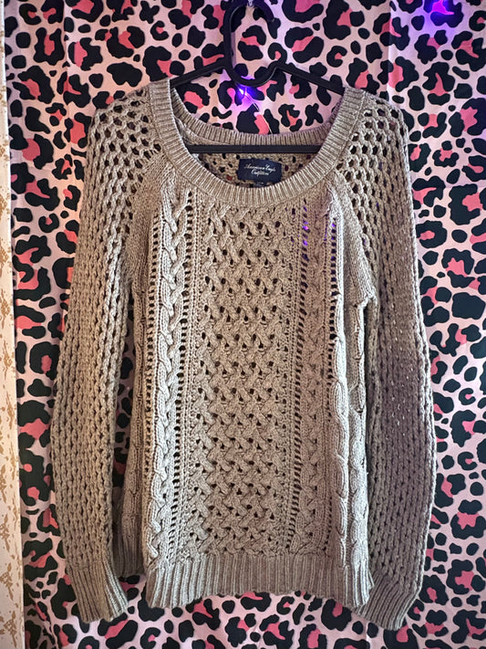 American Eagle cable Knit Sweater