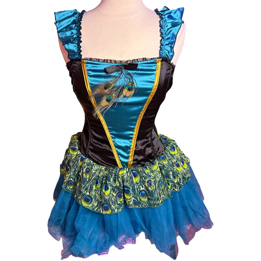 Peacock Princess Corset Dress