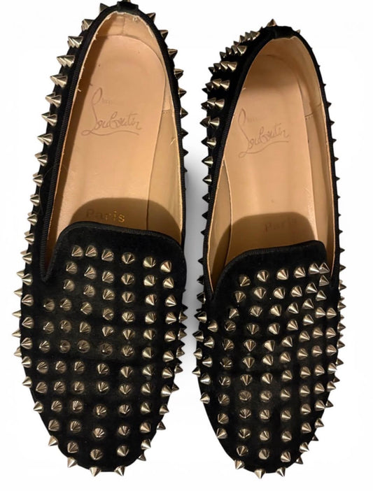 Christian Louboutin Red Bottoms Dandelion Spiked Loafers