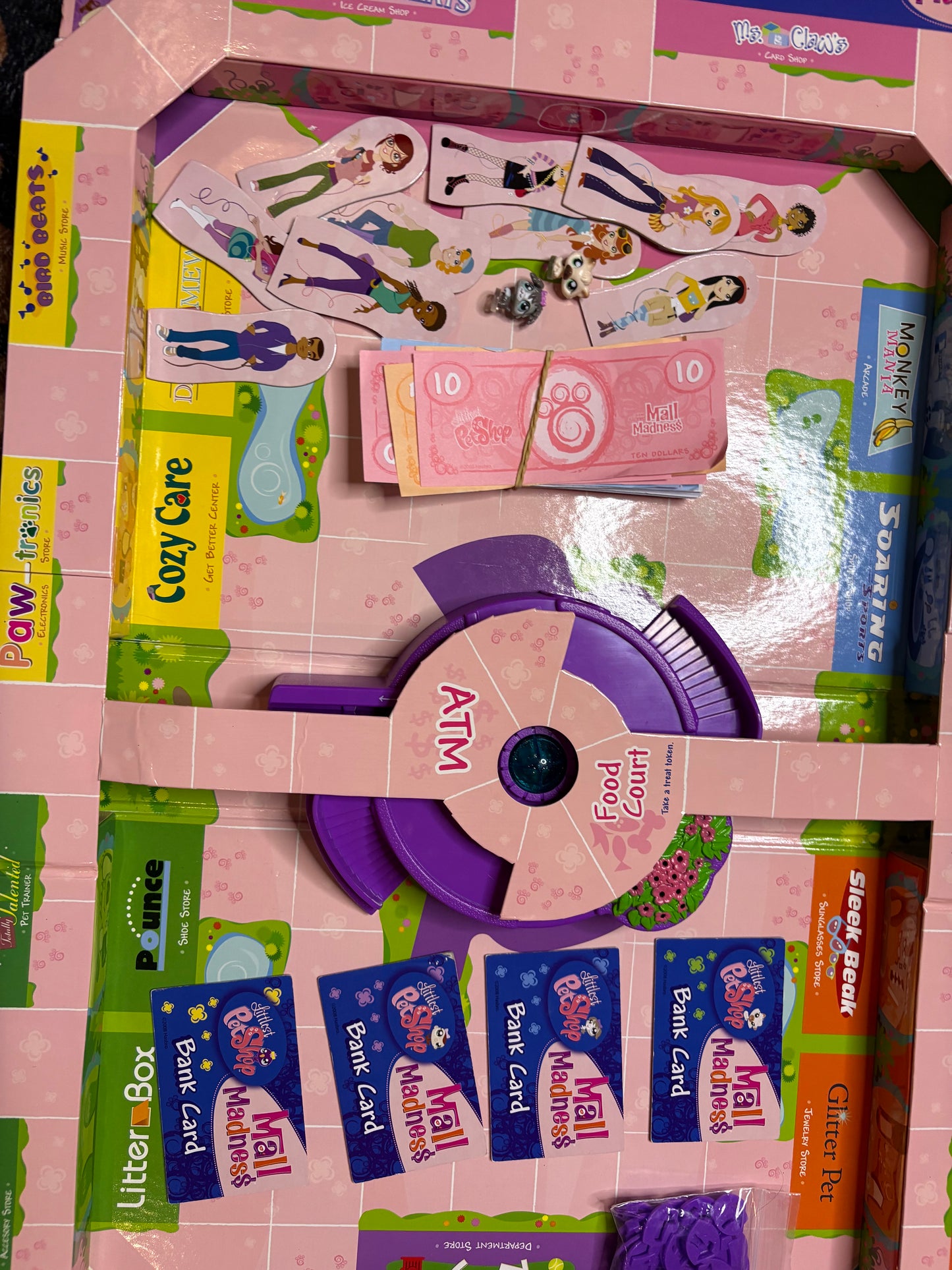 Littlest Petshop 2008 Mall Madness board game