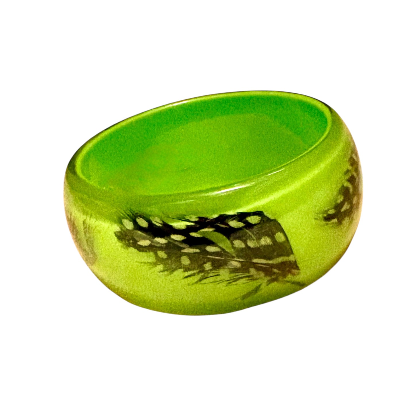Feather Bangle Bracelet