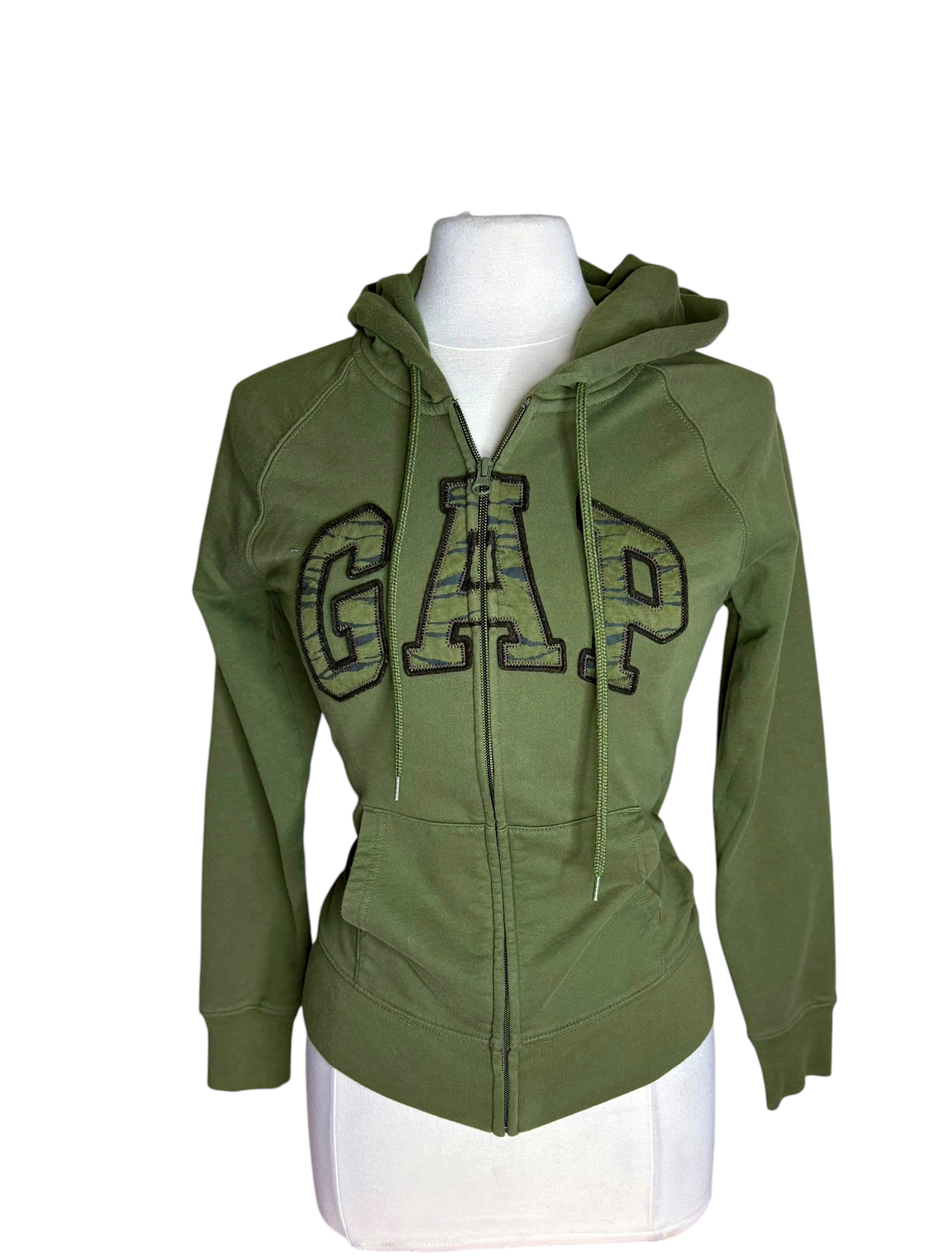 Olive Green Gap Zip Up