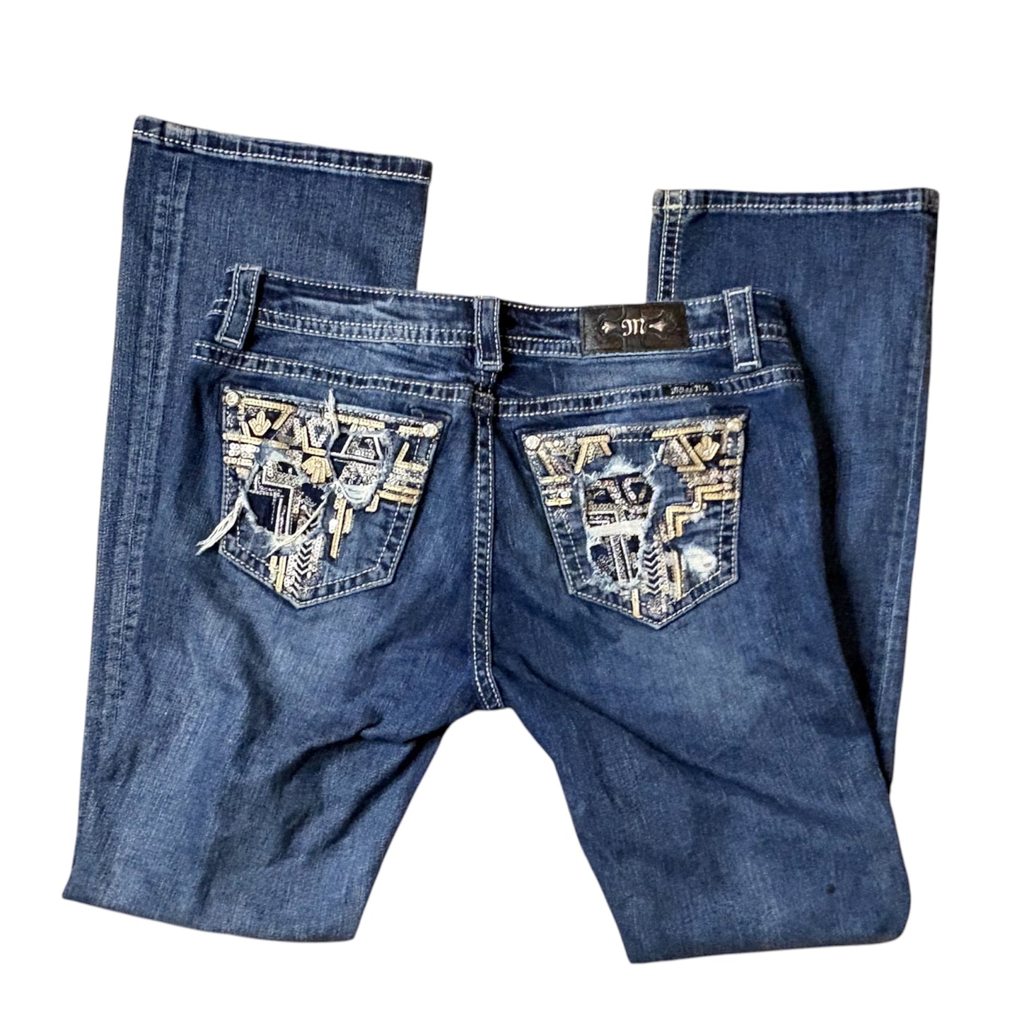 Miss Me Distressed BootCut Jeans